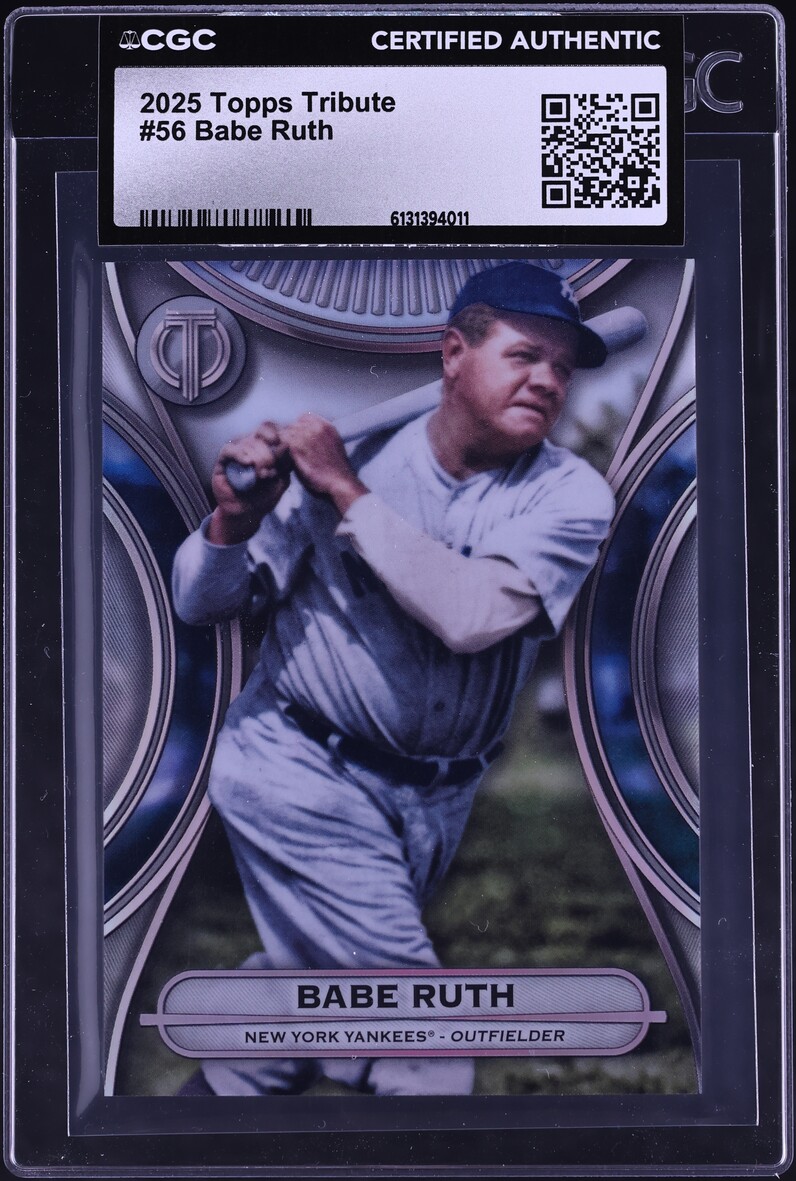 2025 Topps Tribute Babe Ruth #56 CGC AUTH