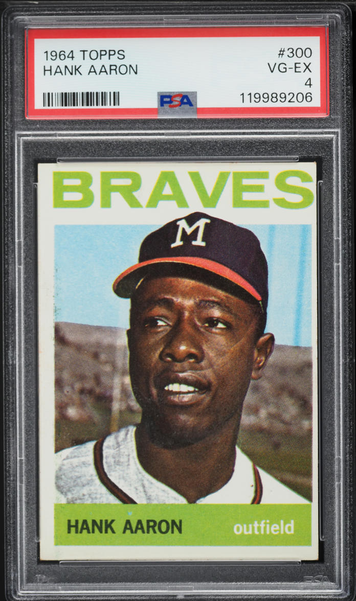 1964 Topps Hank Aaron #300 PSA 4 VGEX