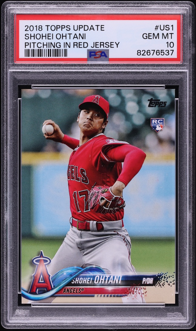 2018 Topps Update Shohei Ohtani ROOKIE #US1 PSA 10 GEM MINT