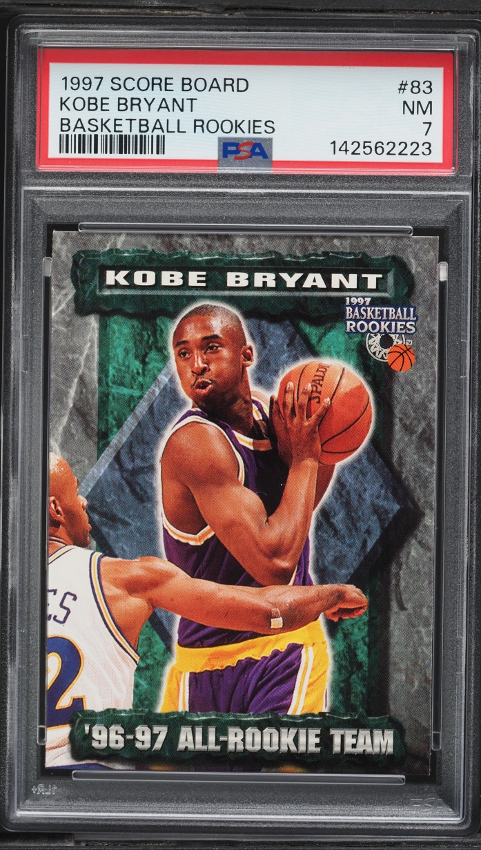 1997 Score Board Rookies Kobe Bryant #83 PSA 7 NRMT
