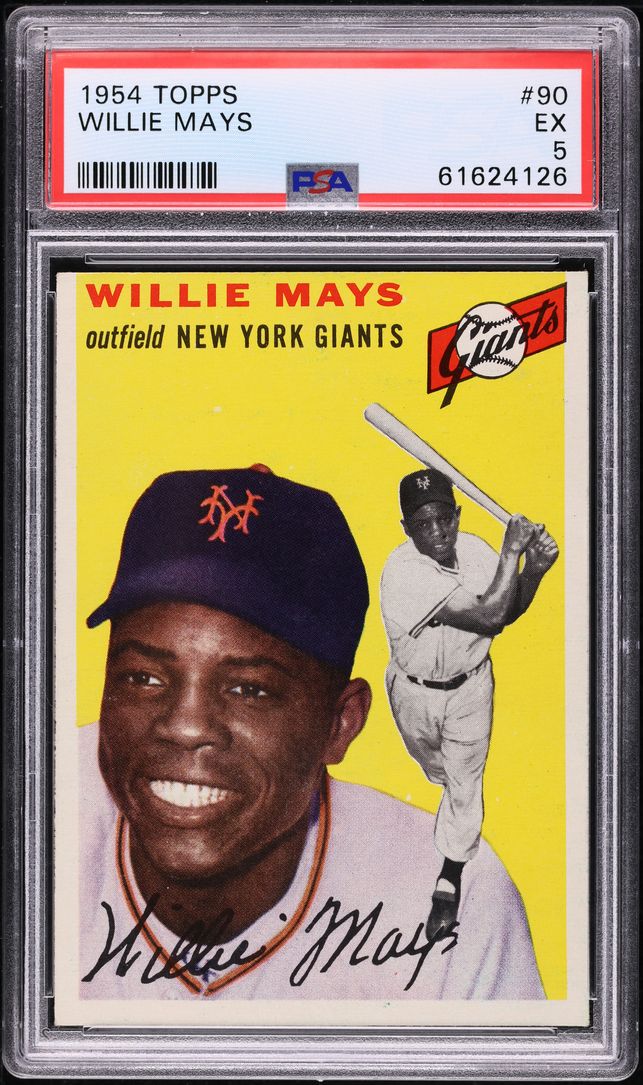 1954 Topps Willie Mays #90 PSA 5 EX