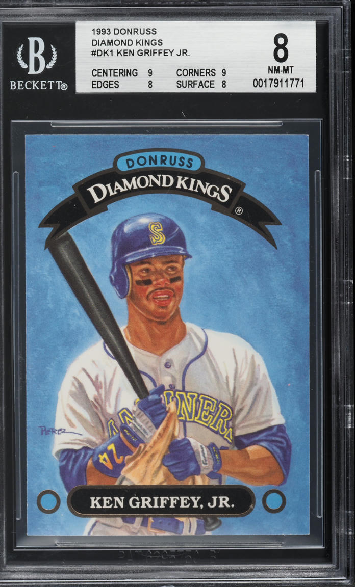 1993 Donruss Diamond Kings Ken Griffey Jr. #DK-1 BGS 8 NM-MT