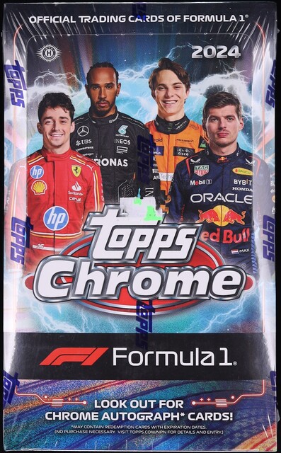 2021 Topps Chrome Formula 1 F1 Racing Sealed Hobby Box, 18ct Packs