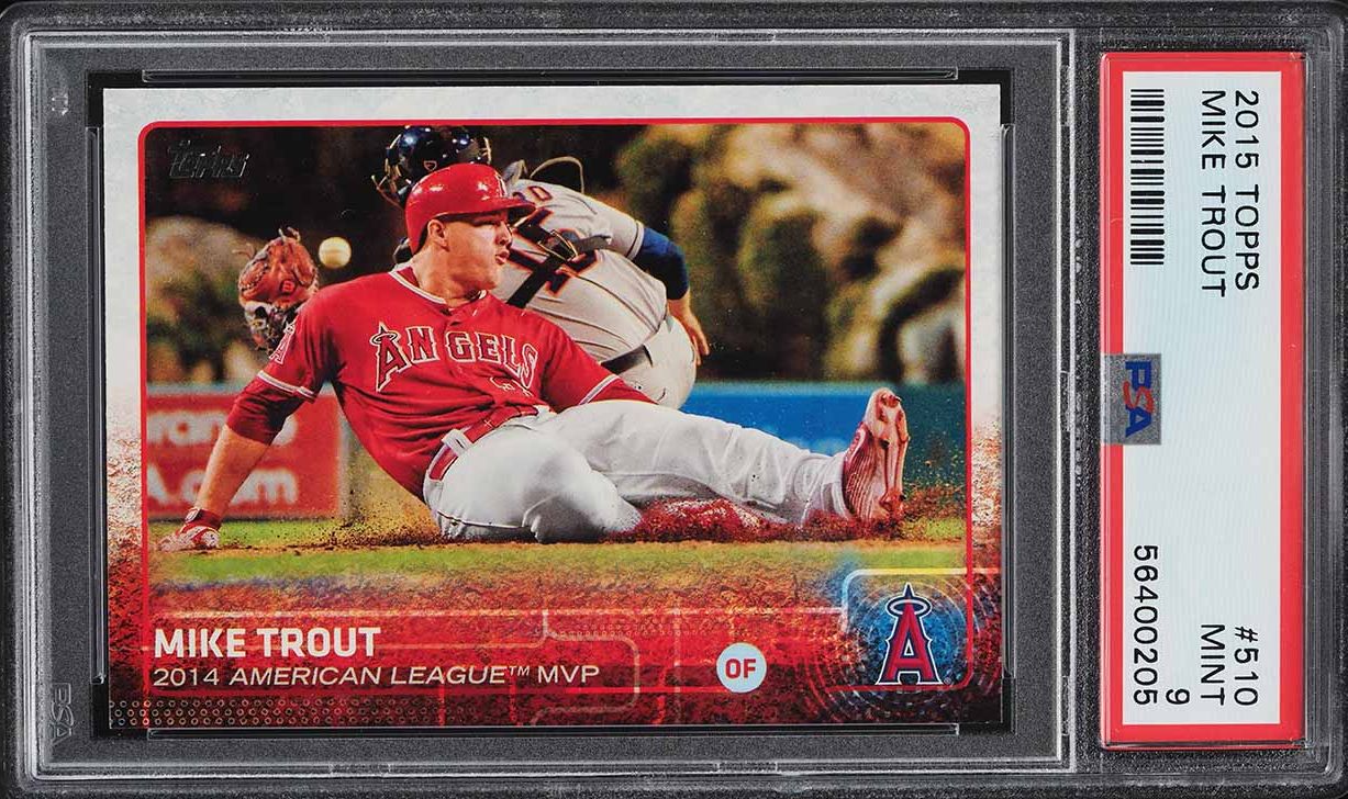 2015 Topps Mike Trout #510 PSA 9 MINT