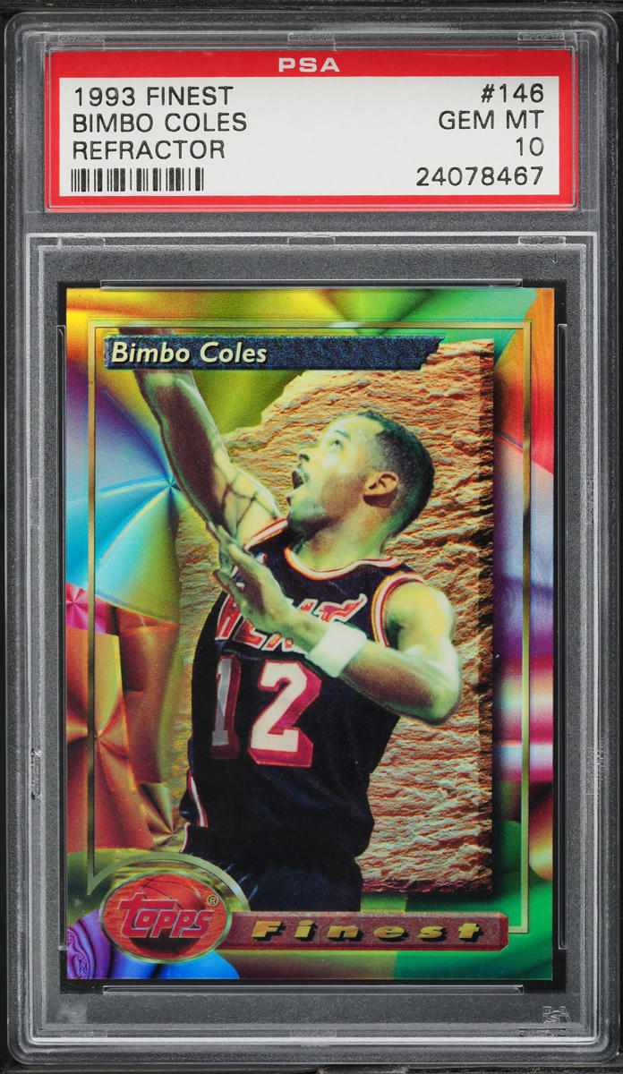 1993 Finest Refractor Bimbo Coles #146 PSA 10 GEM MINT
