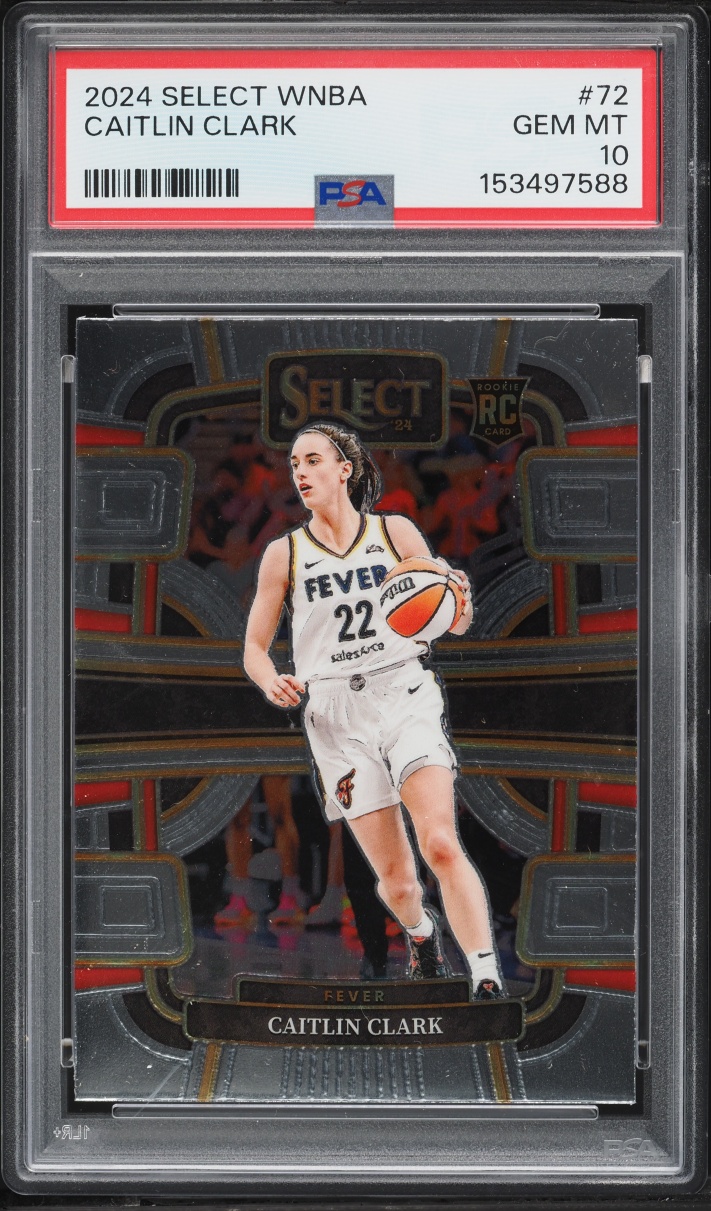 2024 Select Concourse WNBA Caitlin Clark ROOKIE #72 PSA 10 GEM MINT