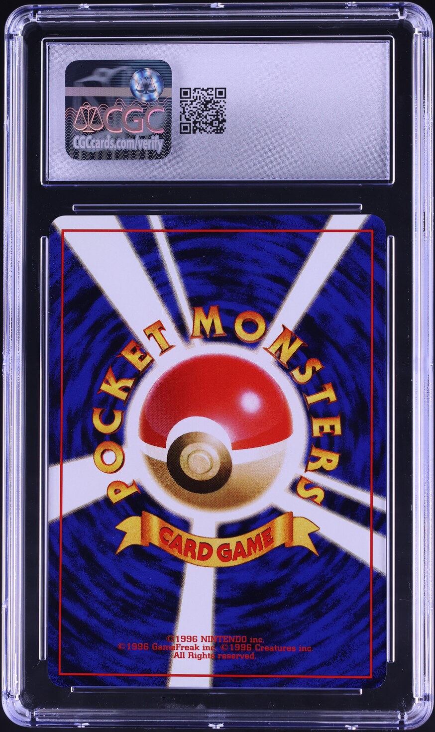 1998 Pokemon Japanese Gym 1 Hanada City Misty's Wrath CGC 10 GEM MINT