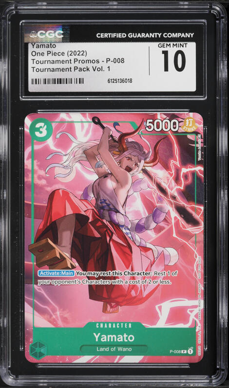 2023 One Piece Japanese Promo Magazine Vol. 17 Yamato #P-046 CGC