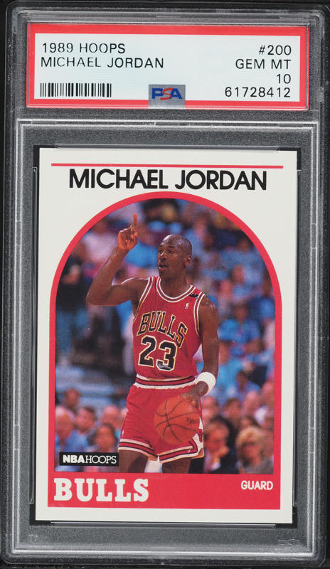 1989 Hoops Michael Jordan ALL-STAR #21 CGC 10 GEM MINT on Fanatics