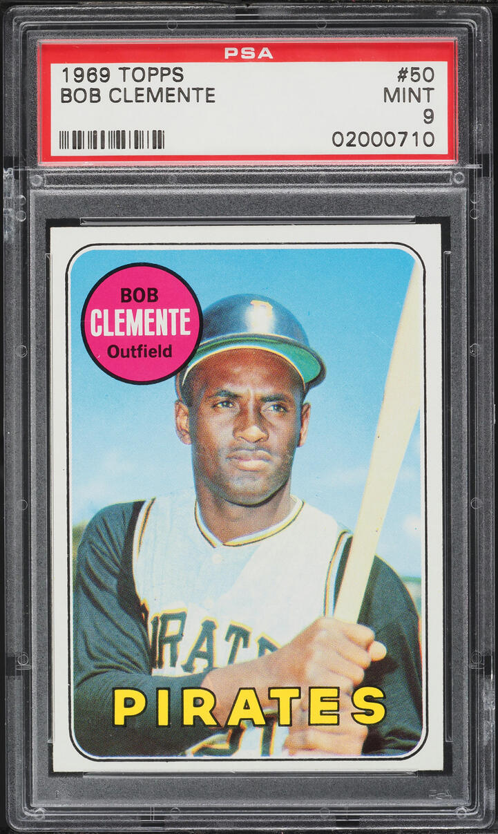 1969 Topps Roberto Clemente #50 PSA 9 MINT