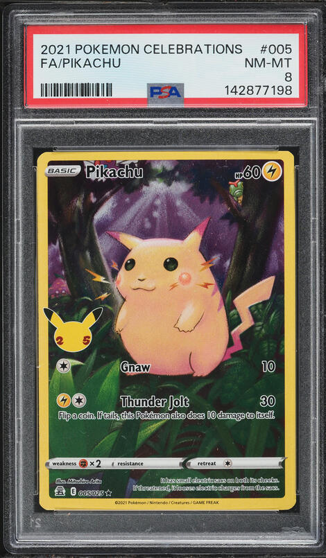 2021 Pokemon Chinese SWSH Cheers Pack Promo Pikachu P #045/S-P BGS