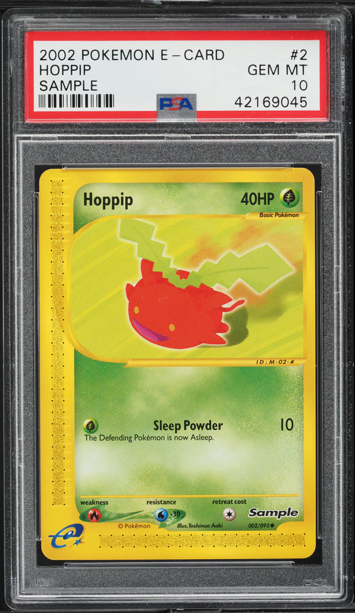 2002 Pokemon E-Card Sample Hoppip #2 PSA 10 GEM MINT