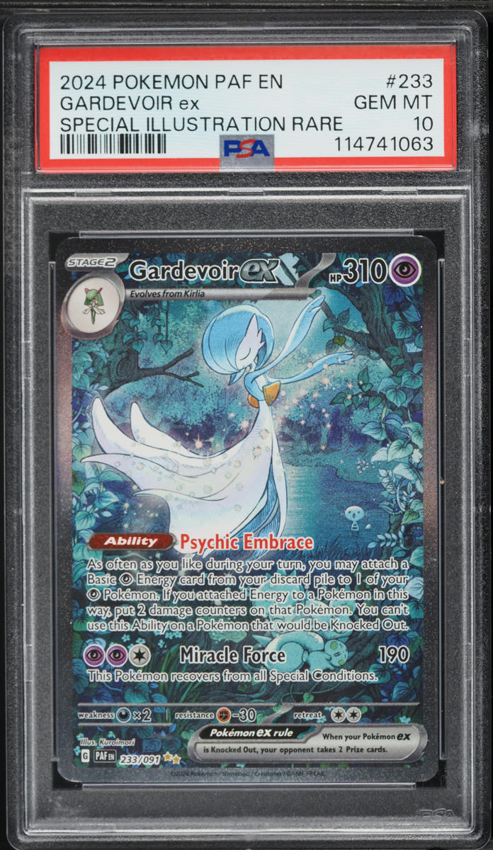 2024 Pokemon Scarlet & Violet Paldean Fates SIR Gardevoir ex #233 PSA 10 GEM MINT