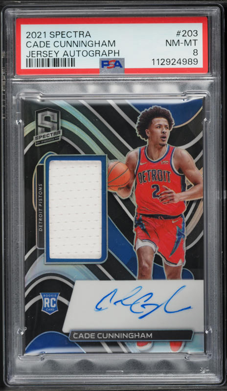 2021 Select Jersey Disco Prizm Cade Cunningham ROOKIE PATCH AUTO