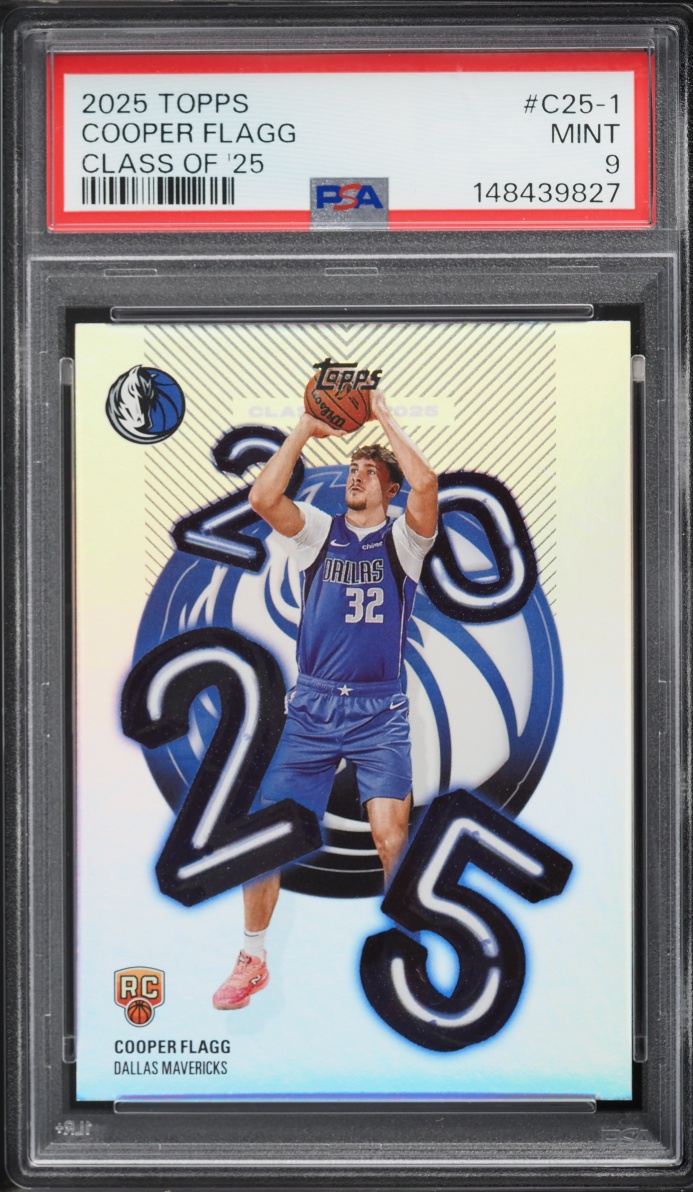 2025 Topps Class Of '25 Cooper Flagg ROOKIE #C25-1 PSA 9 MINT