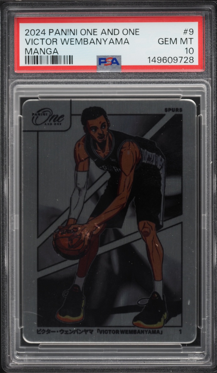 2024 Panini One And One Manga Victor Wembanyama #9 PSA 10 GEM MINT