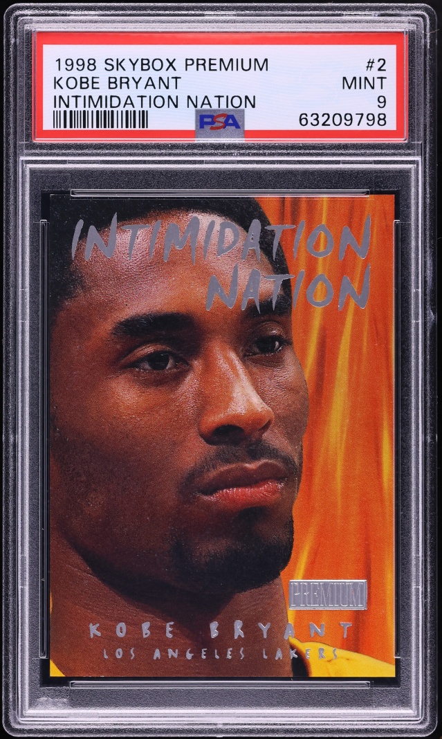 1998 Skybox Premium Intimidation Nation Kobe Bryant #2 PSA 9 MINT