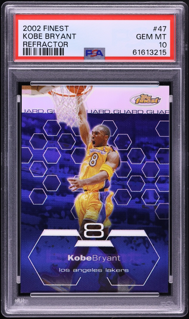 2002 Finest Refractor Kobe Bryant /250 #47 PSA 10 GEM MINT