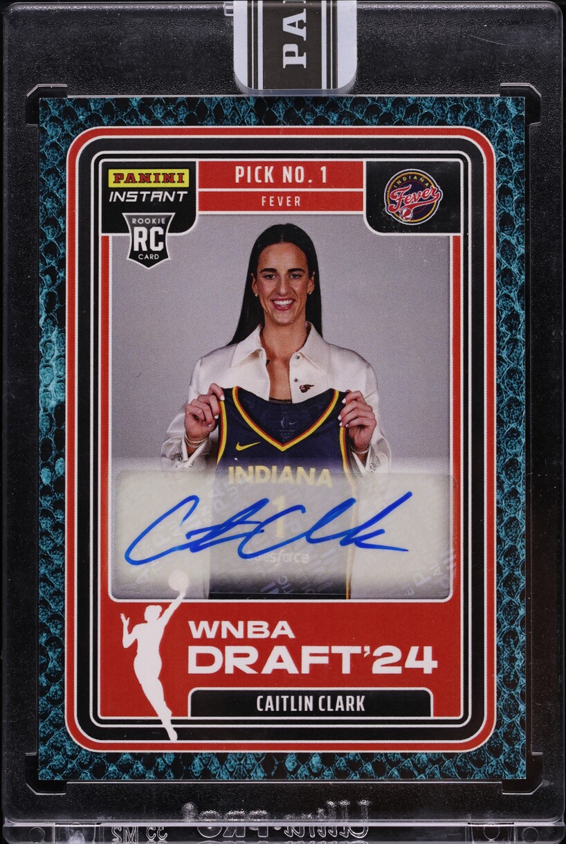 2024 Panini Instant WNBA Draft Blue Viper Caitlin Clark ROOKIE AUTO 1/1 CGC AUTH