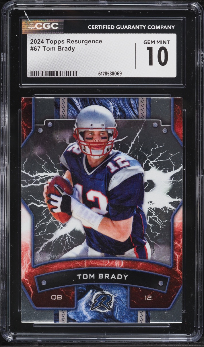 2024 Topps Resurgence Tom Brady #67 CGC 10 GEM MINT