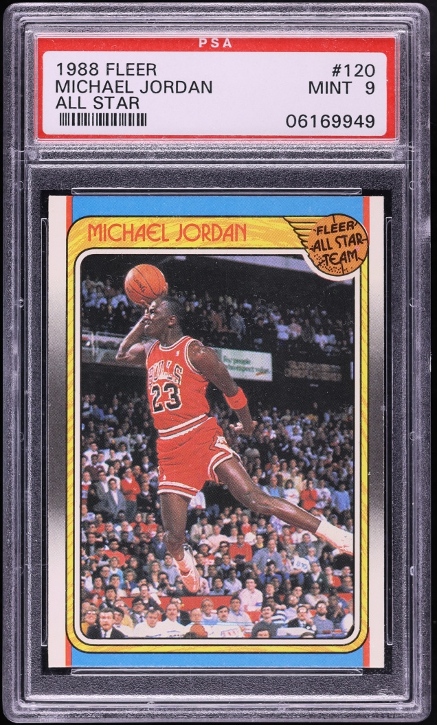 1988 Fleer All-Star Michael Jordan #120 PSA 9 MINT
