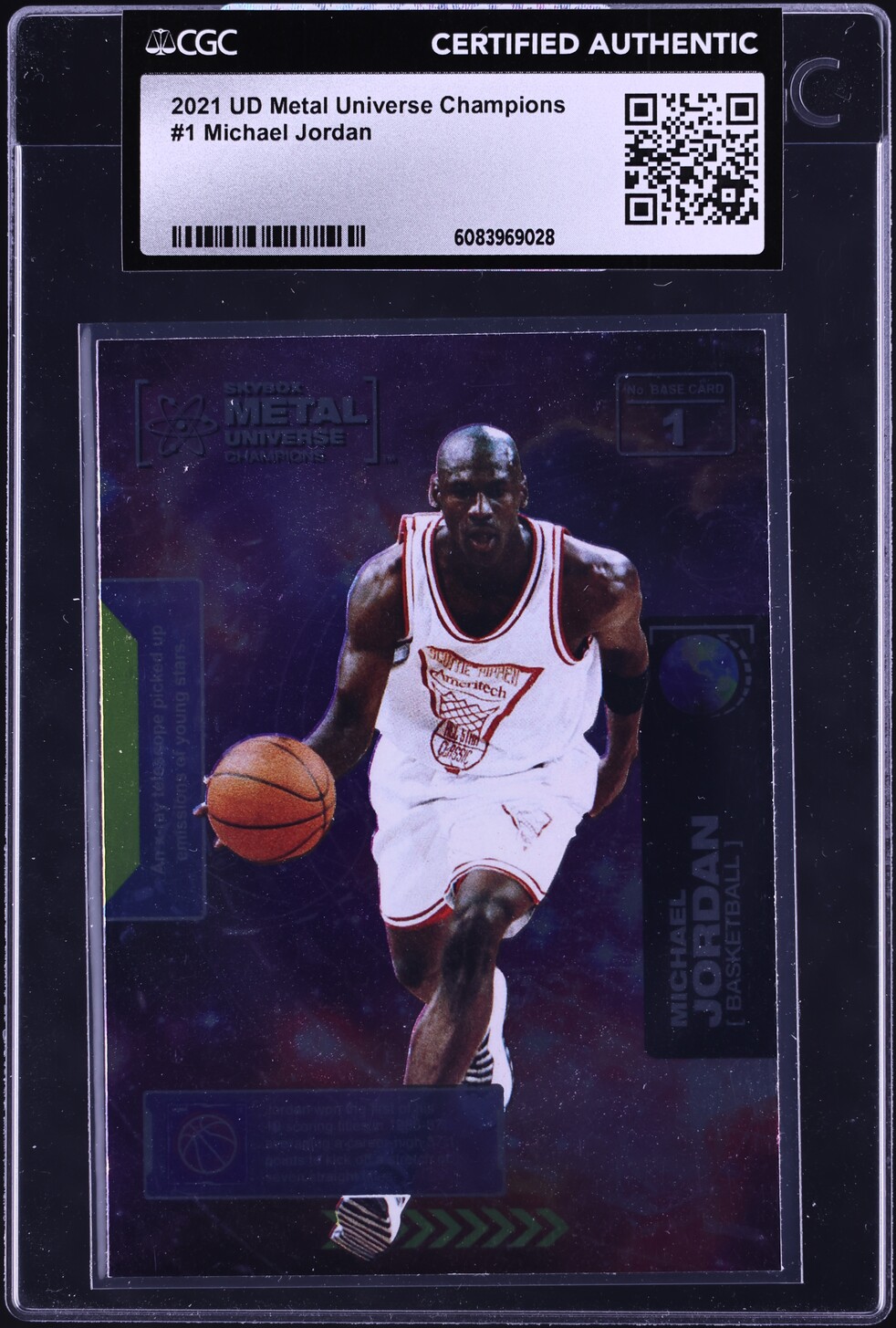 2021 Metal Universe Champions Michael Jordan #1 CGC AUTH