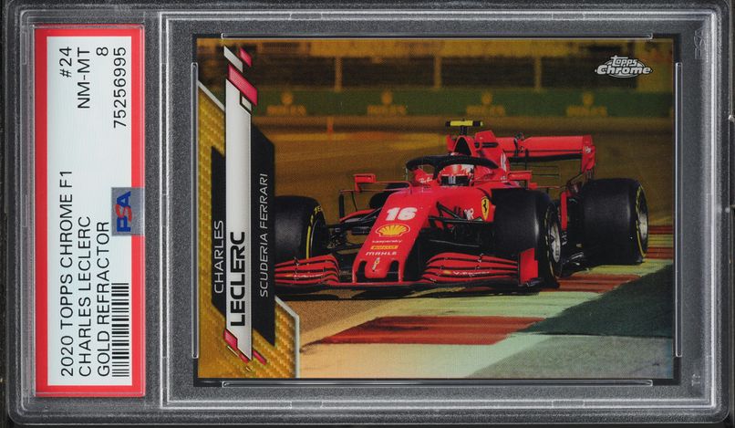 2020 Topps Chrome Formula 1 F1 Refractor Charles Leclerc #4 PSA 10
