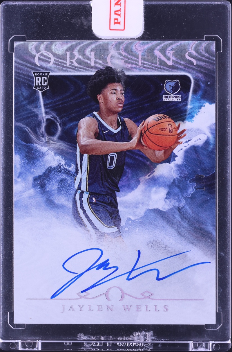 2024 Panini Origins Swirl FOTL Jaylen Wells ROOKIE AUTO 1/3 #RA-JWG