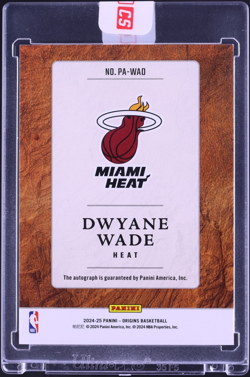 2024 Panini Origins Provenance Purple FOTL Dwayne Wade AUTO /18 #PA-WAD
