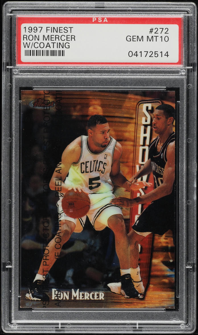 1997 Finest Basketball w/ Coating Ron Mercer ROOKIE #272 PSA 10 GEM MINT