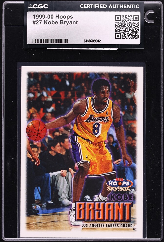 1999 Hoops Kobe Bryant #27 CGC AUTH