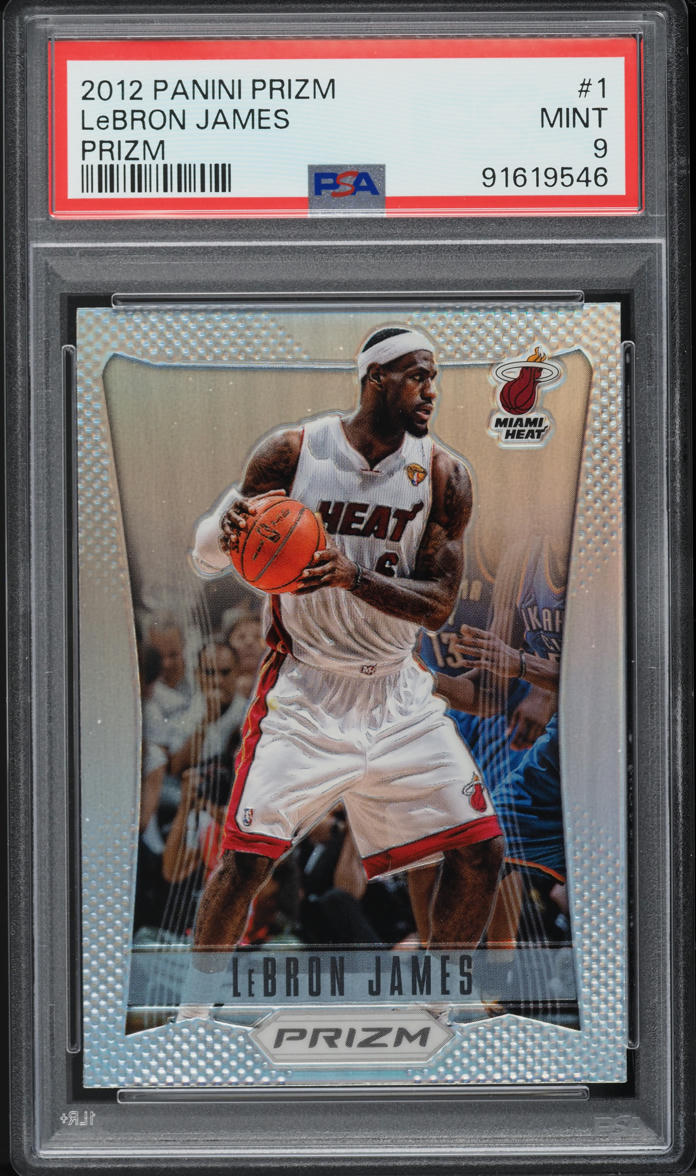 2012 Panini Prizm Silver LeBron James #1 PSA 9 MINT