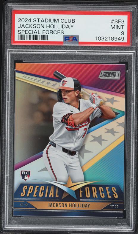 2024 Bowman Sterling Jackson Holliday ROOKIE #BSR20 PSA 7 NRMT on