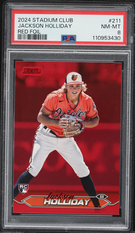 2024 Bowman Sterling Jackson Holliday ROOKIE #BSR20 PSA 7 NRMT on