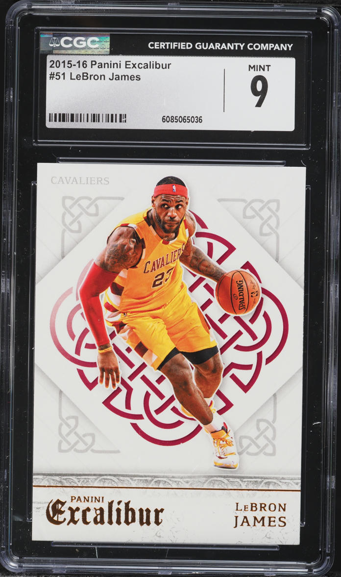 2015 Panini Excalibur LeBron James #51 CGC 9 MINT