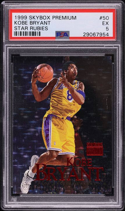1999 Skybox E-X E-Xceptional Green Kobe Bryant /500 #XC10 BGS 9.5
