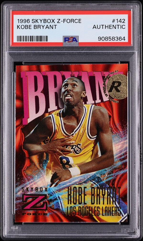 1996 Skybox Z-Force Kobe Bryant ROOKIE #142 PSA AUTH