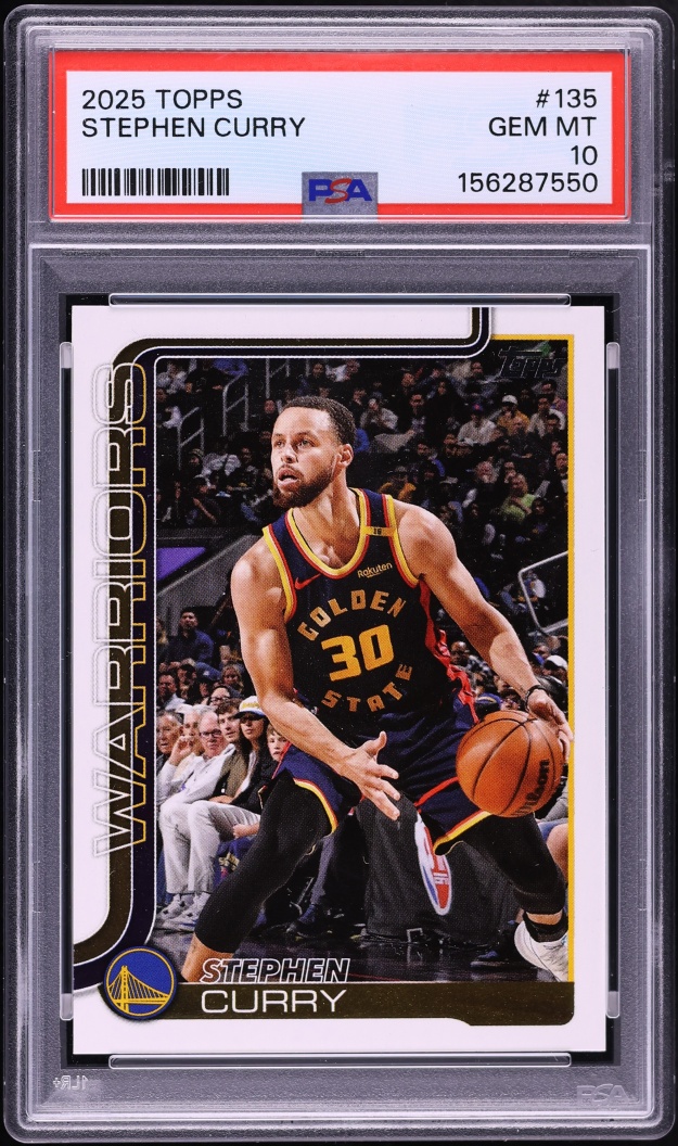 2025 Topps Basketball Stephen Curry #135 PSA 10 GEM MINT