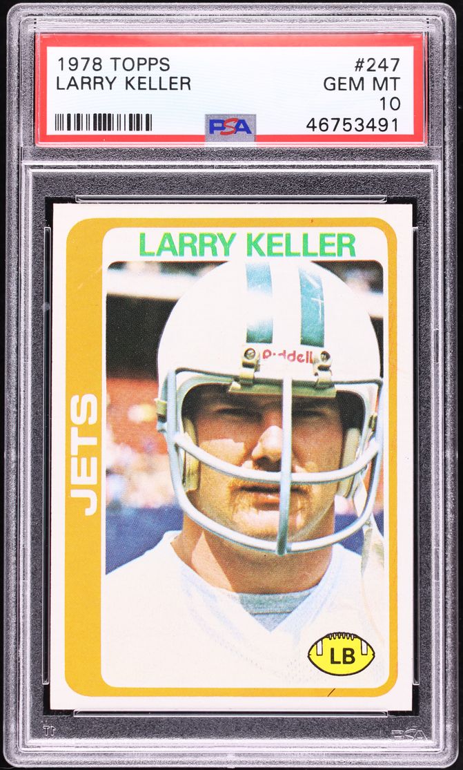 1978 Topps Football Larry Keller #247 PSA 10 GEM MINT