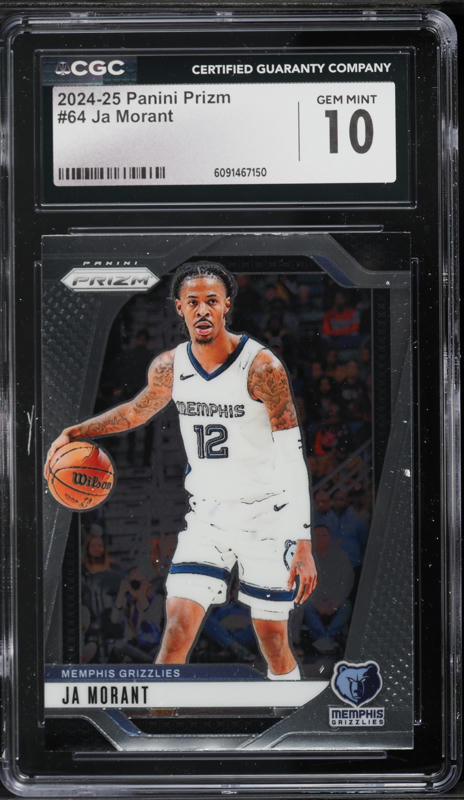 2024 Panini Prizm Groovy Ja Morant #27 PSA 10 GEM MINT on Fanatics