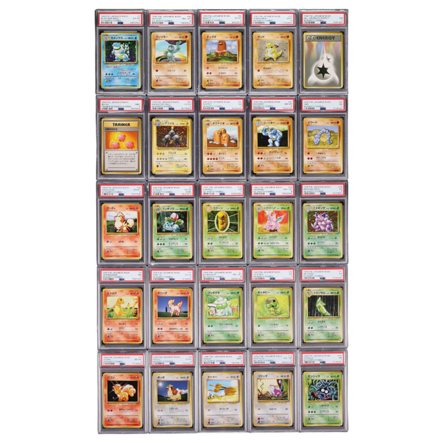 1996 Pokemon Japanese Red Poker Set Nintendo Playing Card Paras