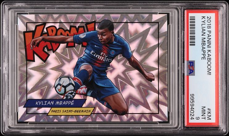 2018 Panini Prizm World Cup Red Mosaic Kylian Mbappe ROOKIE #80