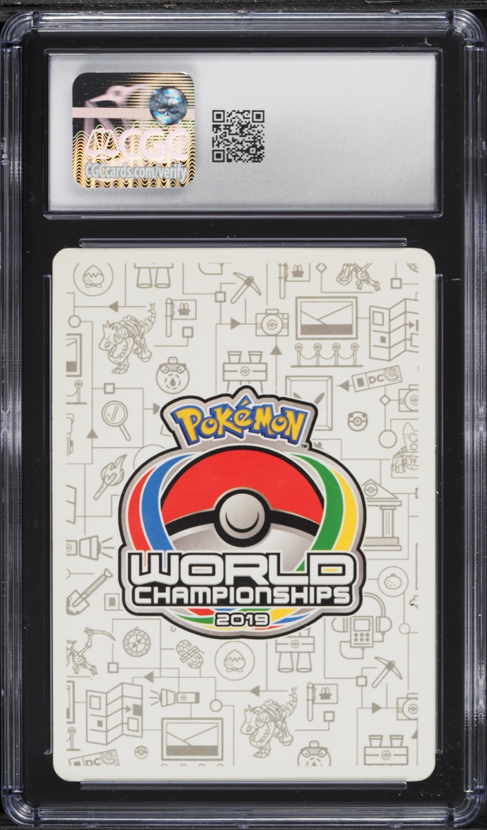 2019 Pokemon World Championships Perfection Henry Brand Holo Espeon & Deoxys GX #72 CGC 5.5 EX+