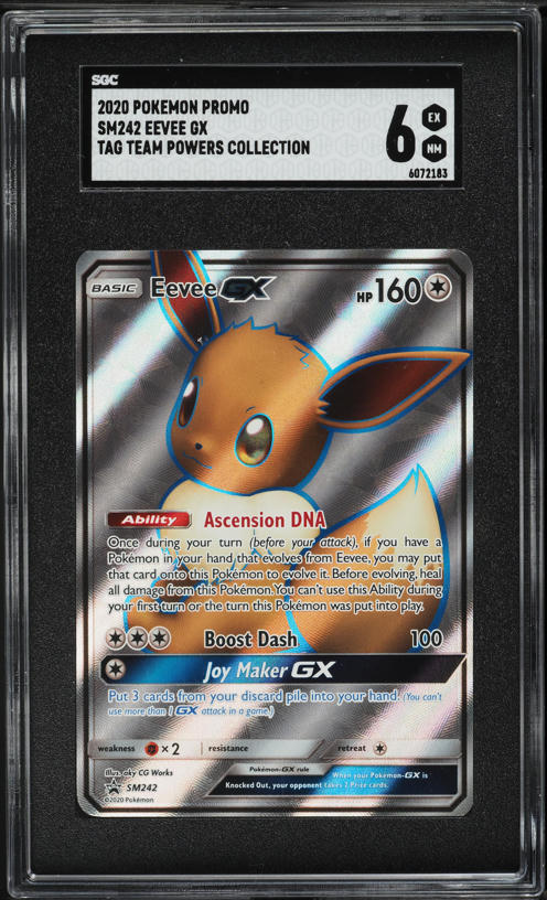 2019 Pokemon Japanese SM Tag Team All Stars Eevee GX #188 CGC 10