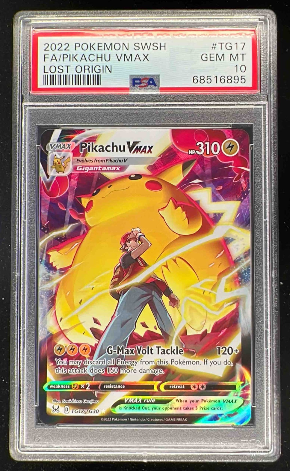 カラコレ　ポケットモンスター 2022 Pokemon Japanese S Promo CoroCoro Comic Pikachu VMAX #265 CGC