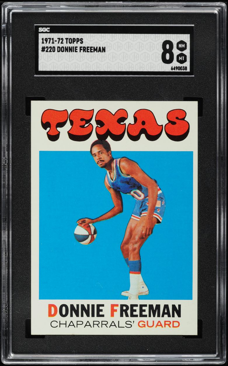 1971 Topps Basketball Donnie Freeman #220 SGC 8 NM-MT
