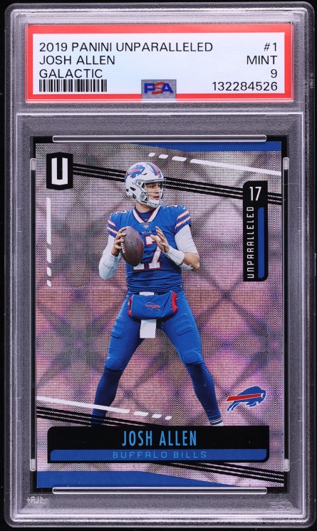 2019 Panini Unparalleled Galactic Josh Allen #1 PSA 9 MINT