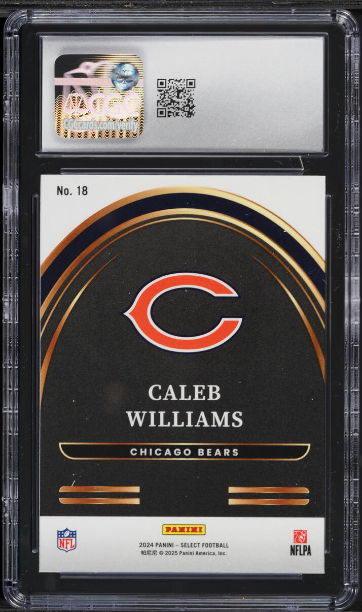 2024 Select Future Caleb Williams ROOKIE #18 CGC 10 GEM MINT