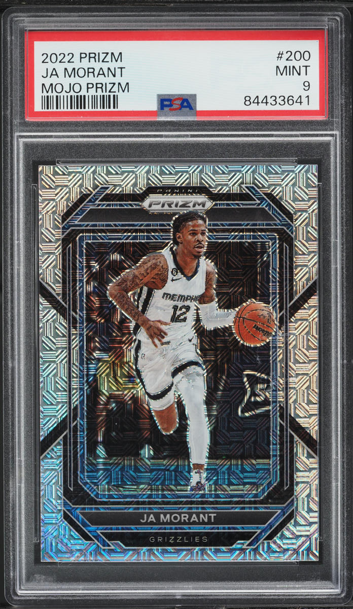 2022 Panini Prizm Mojo Ja Morant /25 #200 PSA 9 MINT
