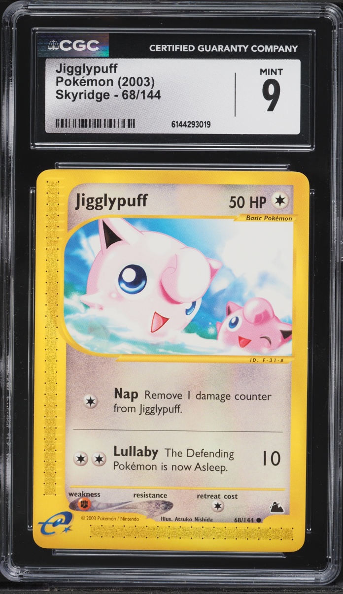2003 Pokemon Skyridge Jigglypuff #68 CGC 9 MINT